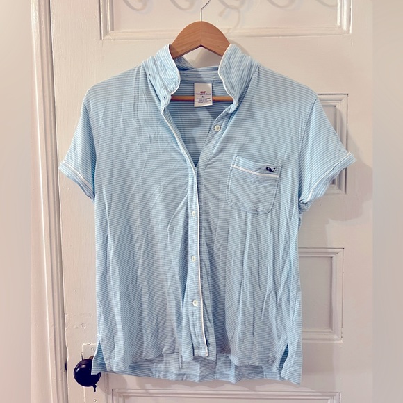 Vineyard Vines Other - Vineyard Vines Pijama top size M blue striped